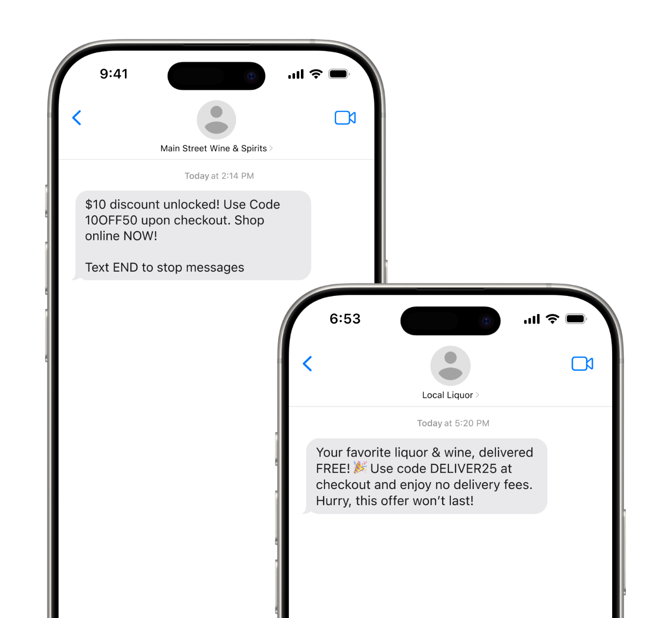 sms campaign examples