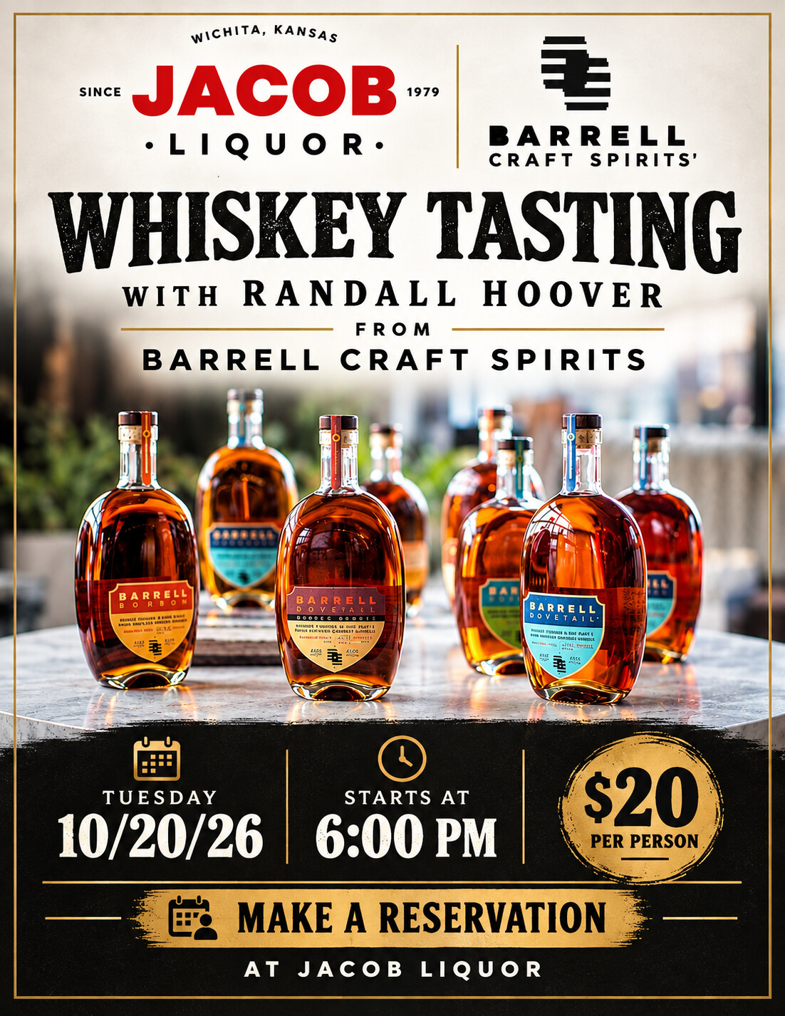 Whiskey Tasting Class - Barrell Craft Spirits