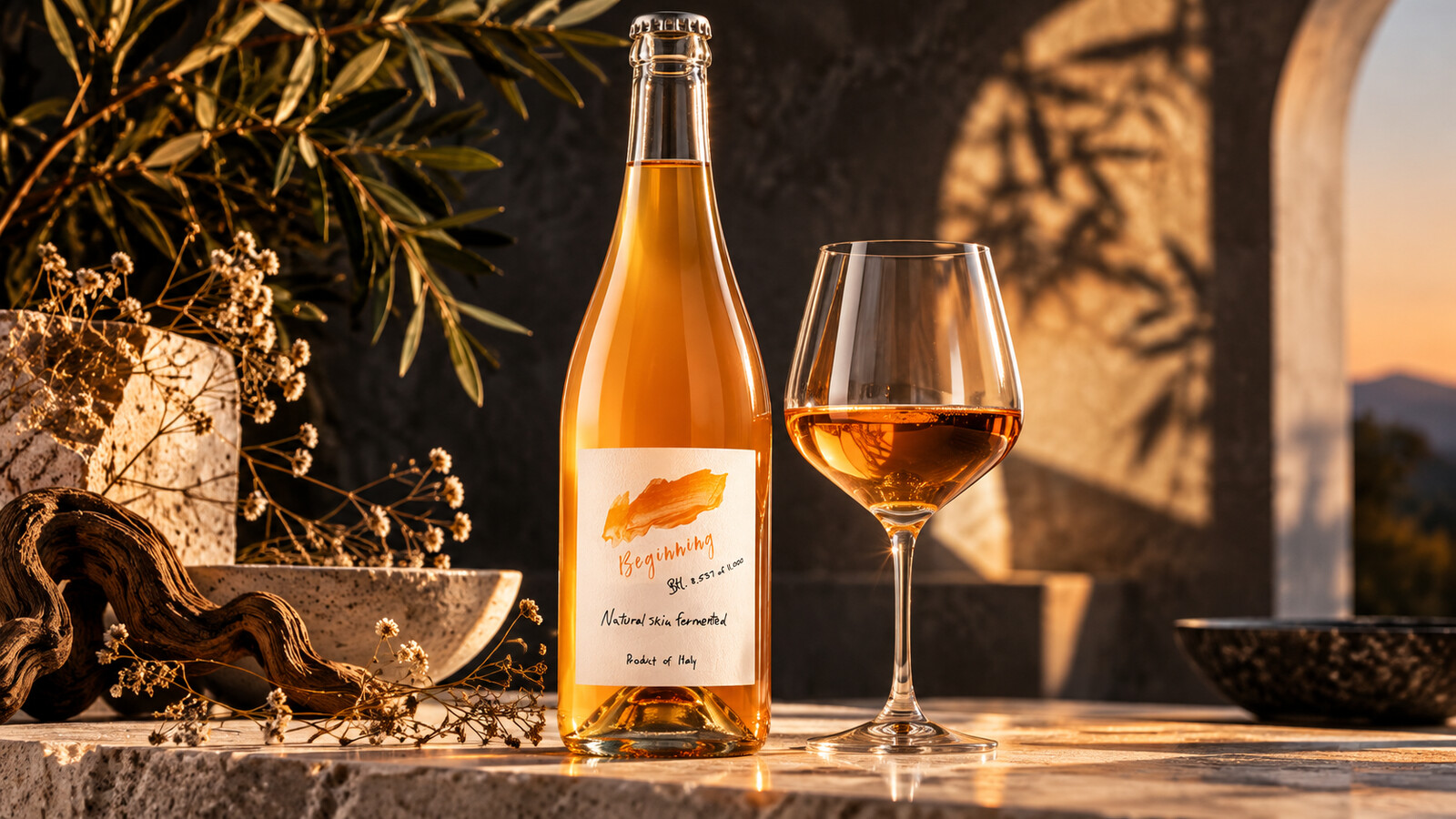 Beginning Skin-Fermented Natural Orange Wine