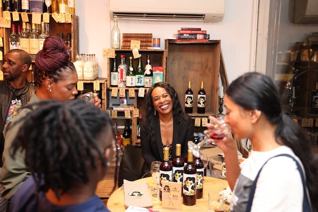 Latoya Jacobs is all smiles hosting her first taste at Pompette. She returns March 7.