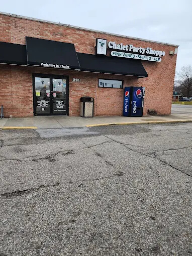 Chalet Party Shoppe Chicago Avenue – Goshen, Indiana liquor store exterior