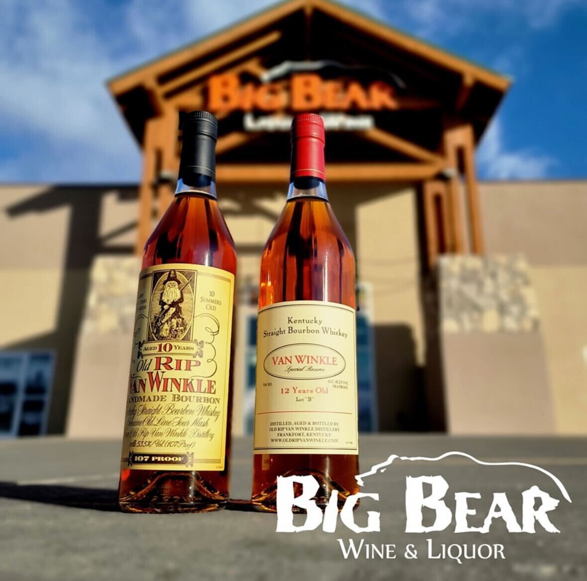 BIg bear wine and liquor pappy van winkle