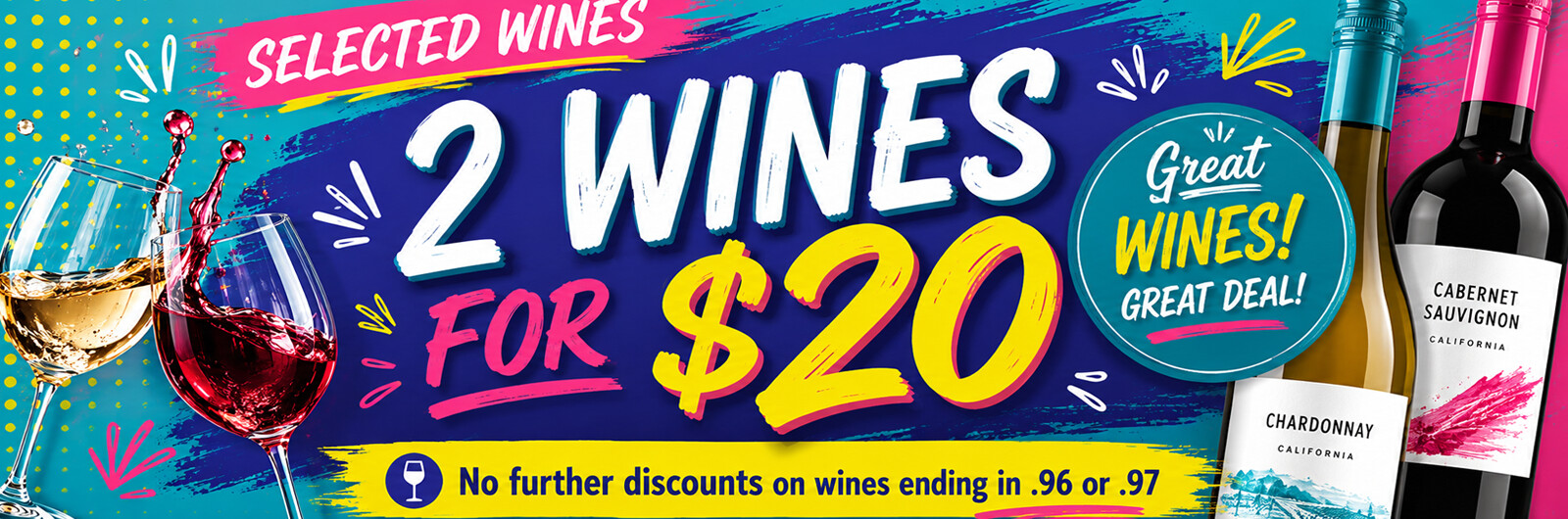 2 for $20 Wines