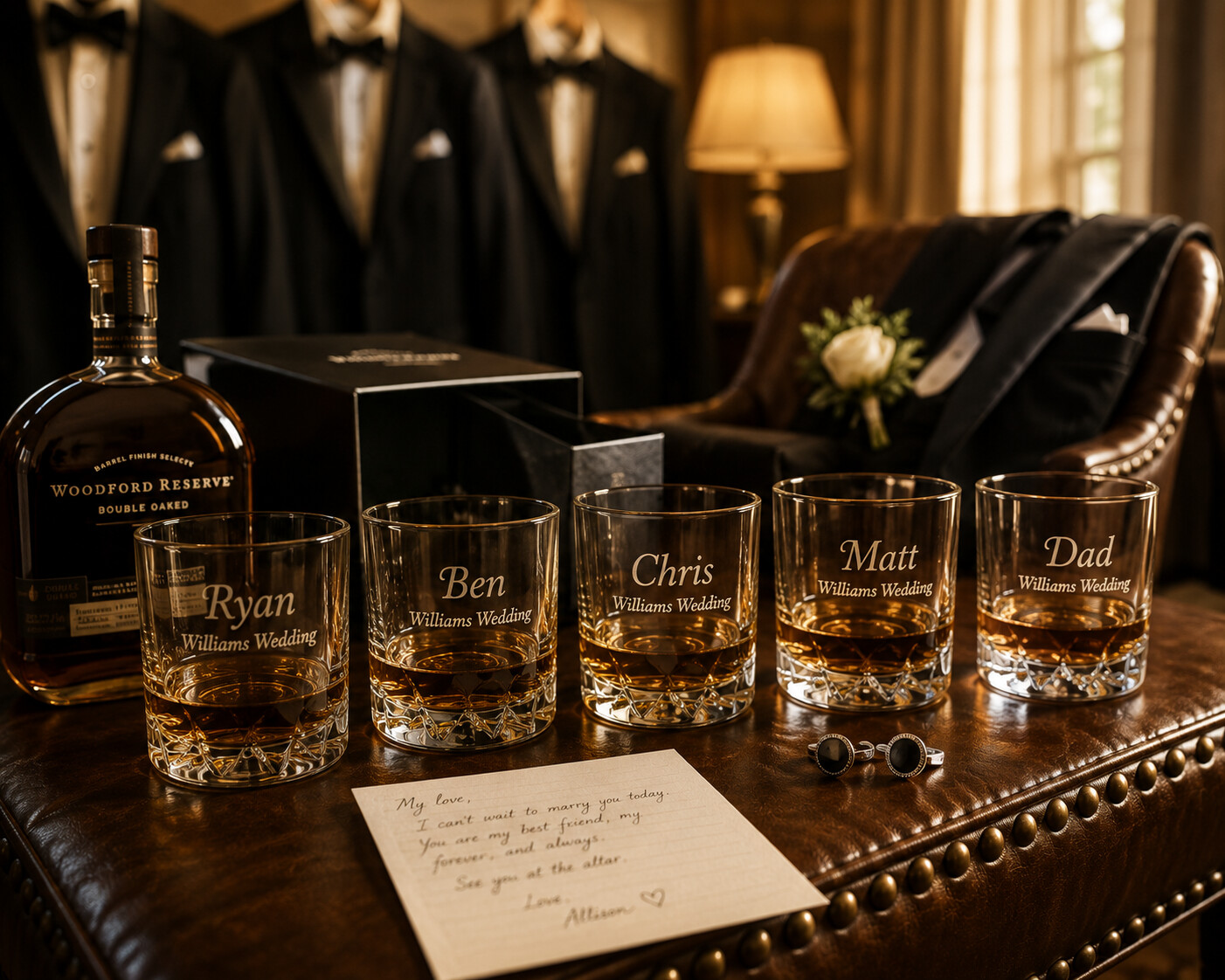 Eligible non-leaded glassware available for engraving