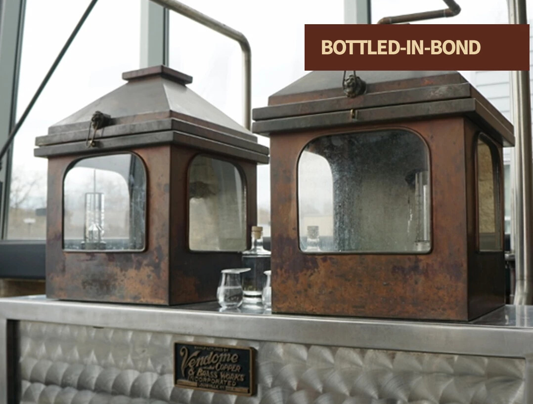 Bottled-in-Bond bourbon meeting historic federal standards for authenticity and quality.