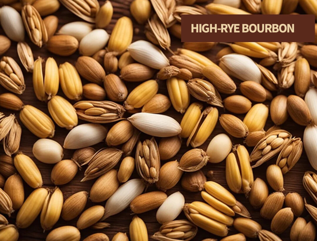 High rye bourbon with bold spice, peppery complexity, and vibrant character.