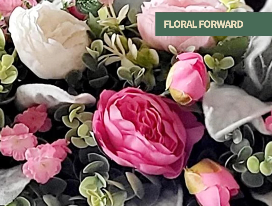 Floral gin featuring delicate blossoms, aromatic botanicals, perfume, softness, and expressive complexity.