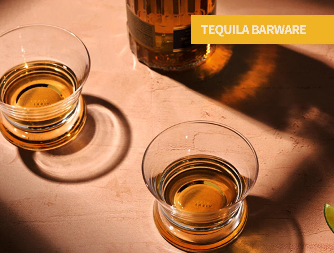 Tequila barware including glassware, citrus tools, cocktail accessories, and entertaining essentials for better pours and celebrations.