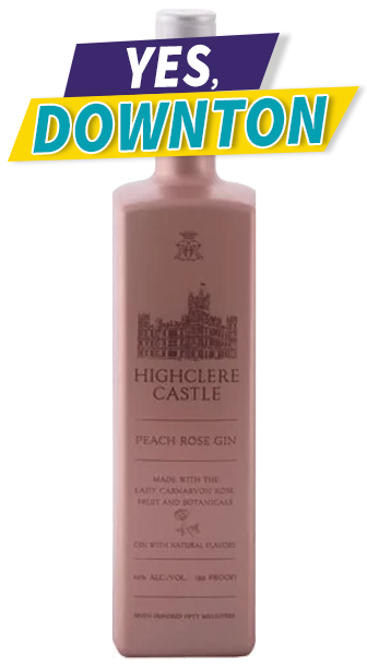 Highclere Castle Peach Rose Gin