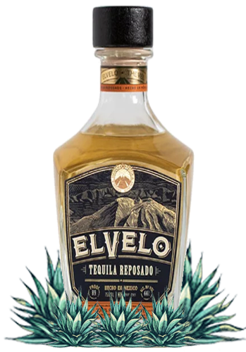 Elvelo Reposado Tequila bottle