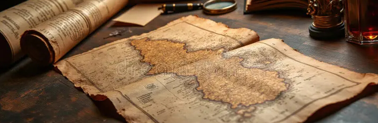 World rum traditions represented by sugar cane, molasses, pot stills, barrels, maps, and tropical distilleries
