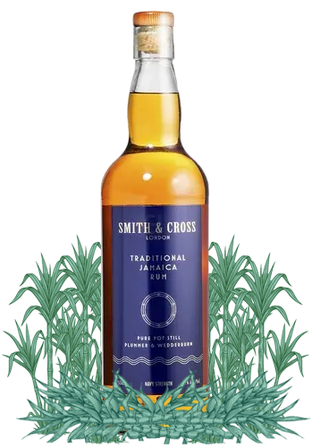 Smith and Cross Navy Strength Jamaican rum bottle