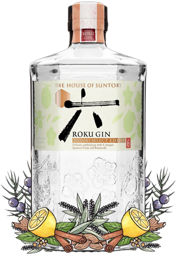 Roku Japanese Gin bottle
