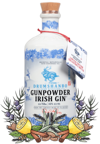 Drumshanbo Gunpowder Irish Gin bottle