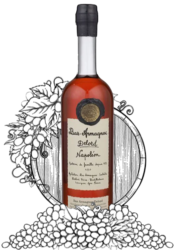 Delord Bas Armagnac Napoleon bottle