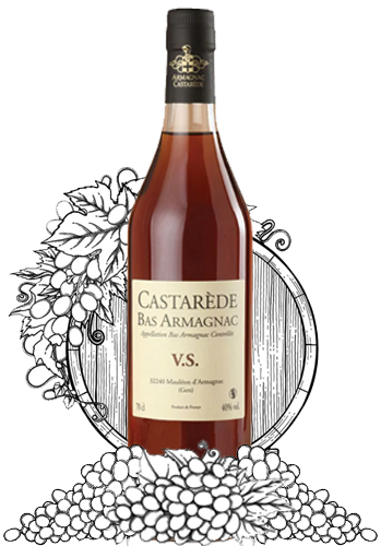 Castarede Bas Armagnac VS bottle