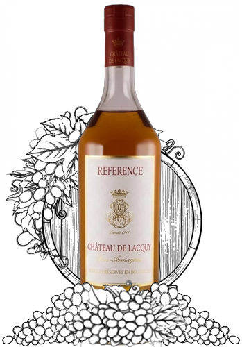 Chateau de Lacquy Reference Armagnac bottle