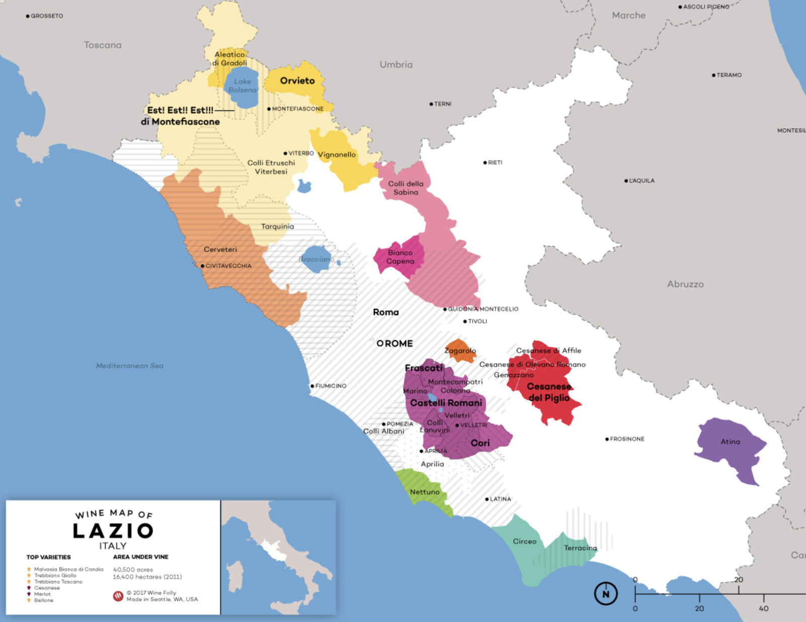 May 2023: Wines of Lazio Realizing Their Potential