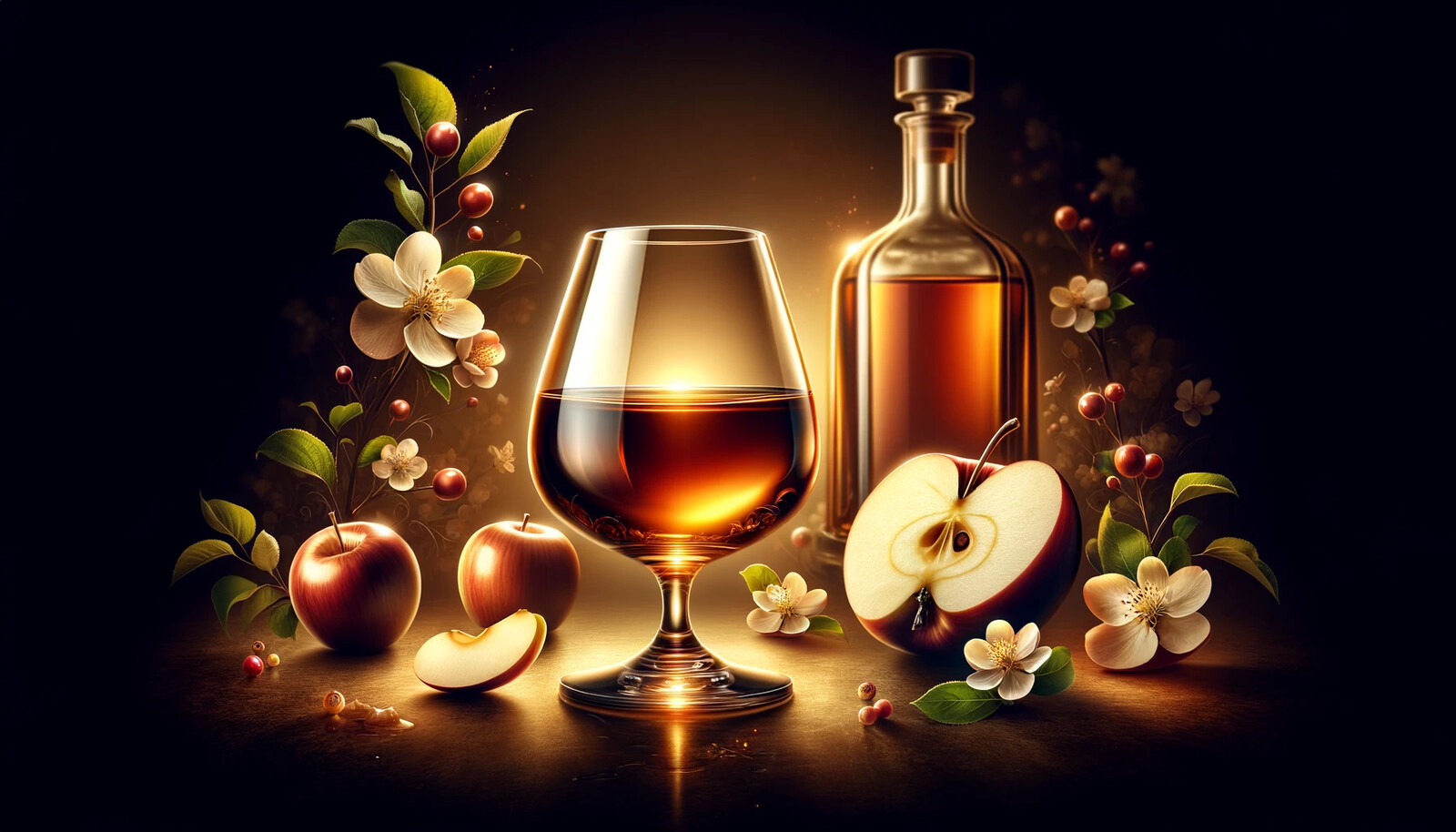 DALL·E_2024-03-21_04.55.59_-_A_luxurious_and_refined_banner_featuring_a_close-up_view_of_a_single_glass_of_Applejack_Brandy__now_adorned_with_elegant_apple_elements_to_emphasize_t.webp