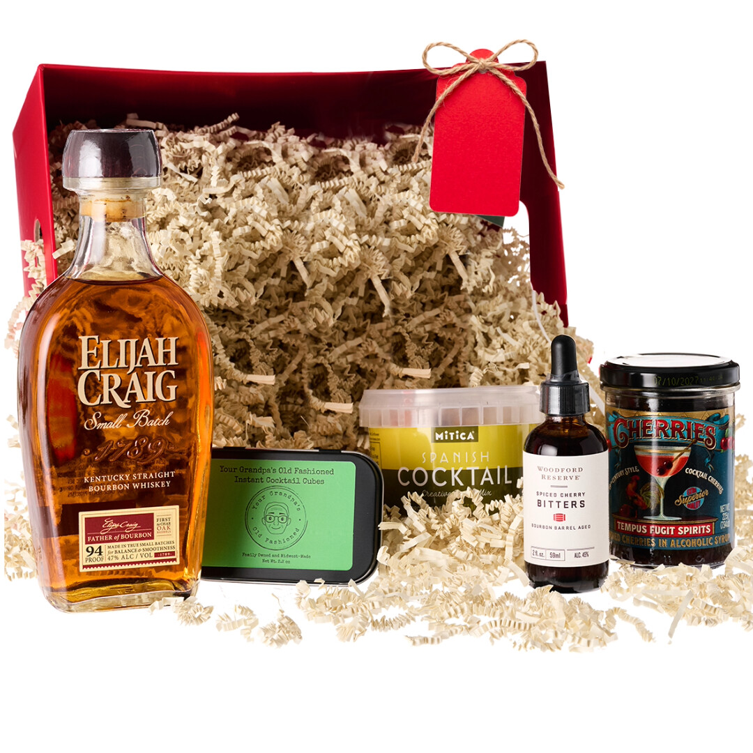 Elevated Old Fashioned gift basket