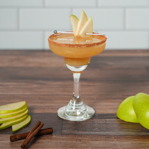Cinnamon Pear Margarita Cocktail