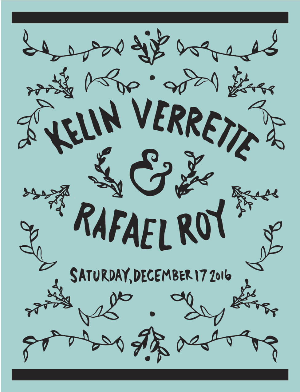 Kelin and Rafael invitation