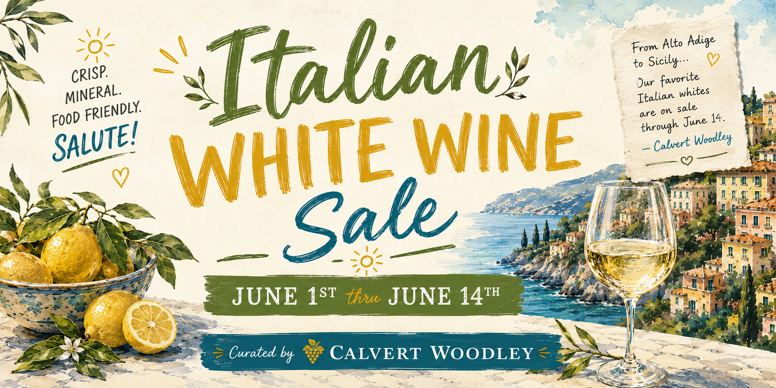 Italian White Wine Sale