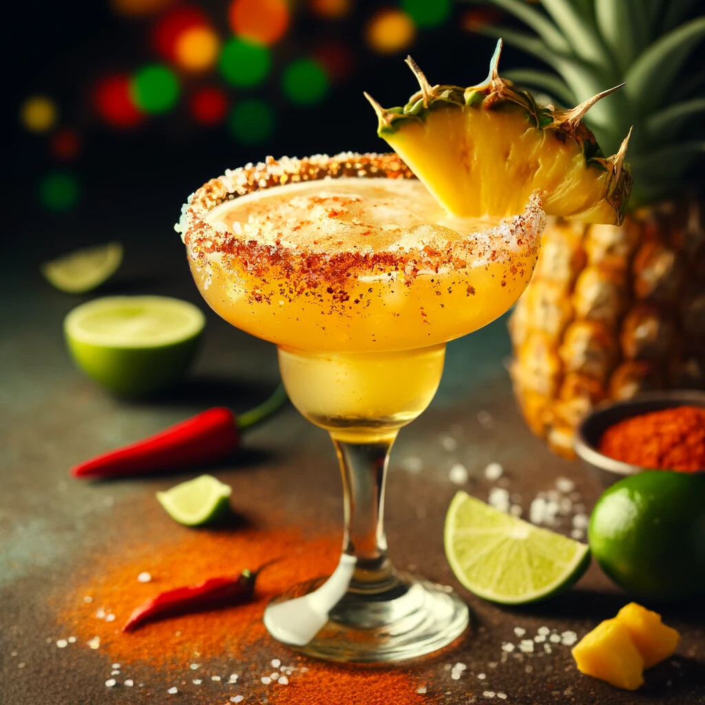 Smoky Pineapple Mezcal Margarita