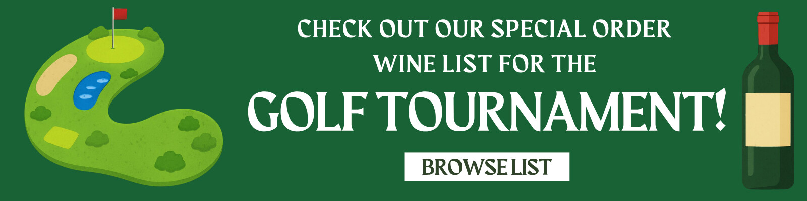 Special Order Wine List