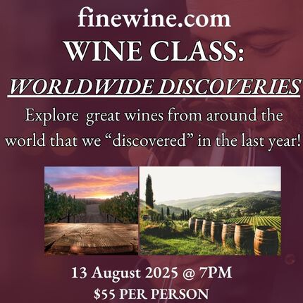"Worldwide Discoveries" Wine Class