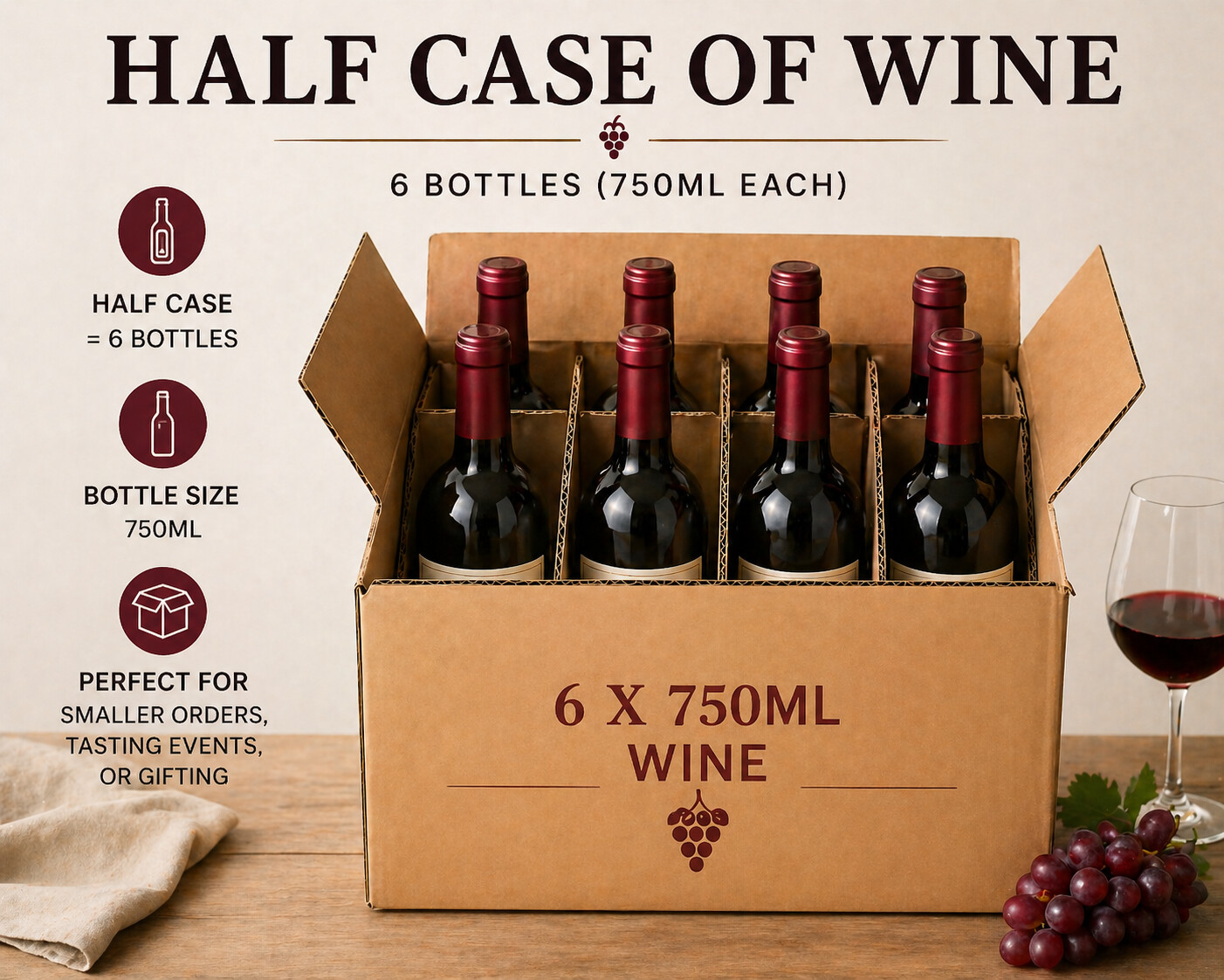 What Is a Half Case of Wine