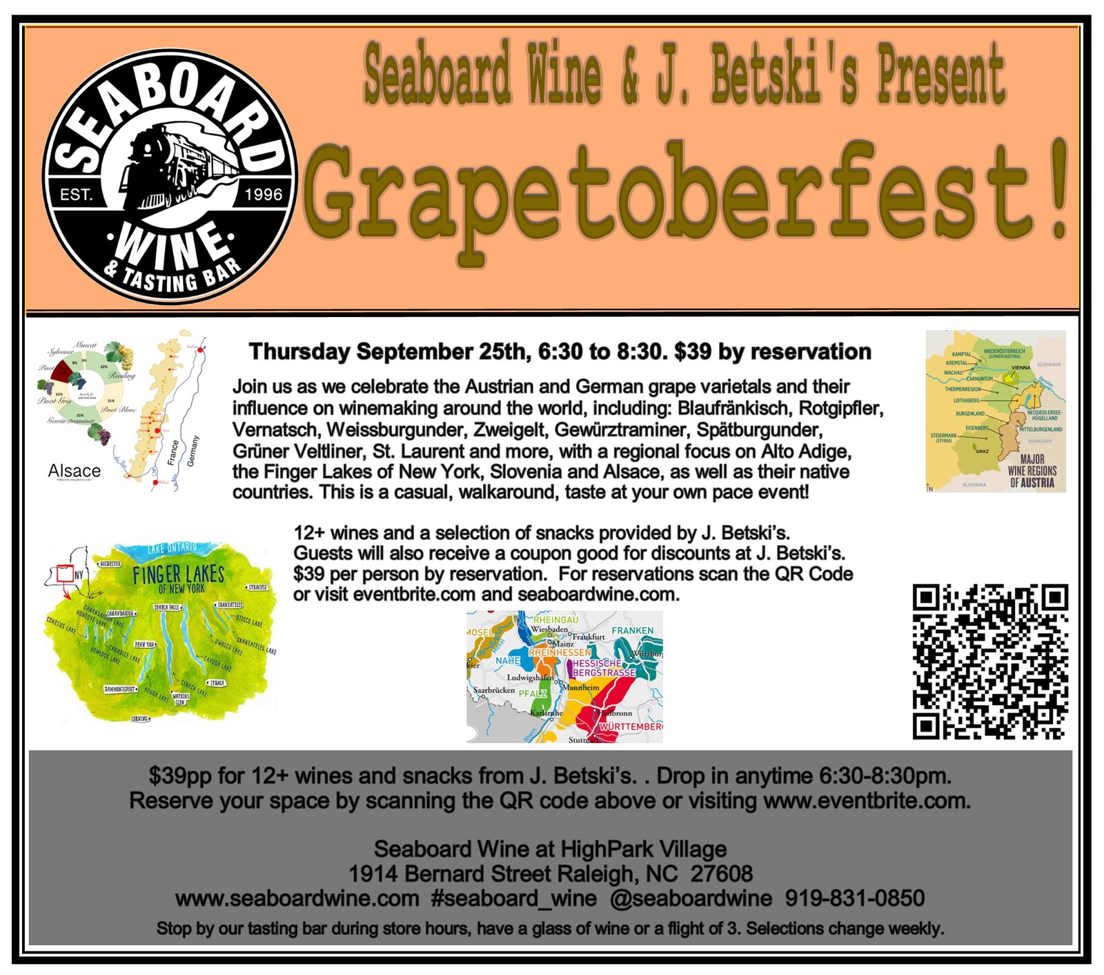Seaboard Wine & J. Betski's Present Grapetoberfest