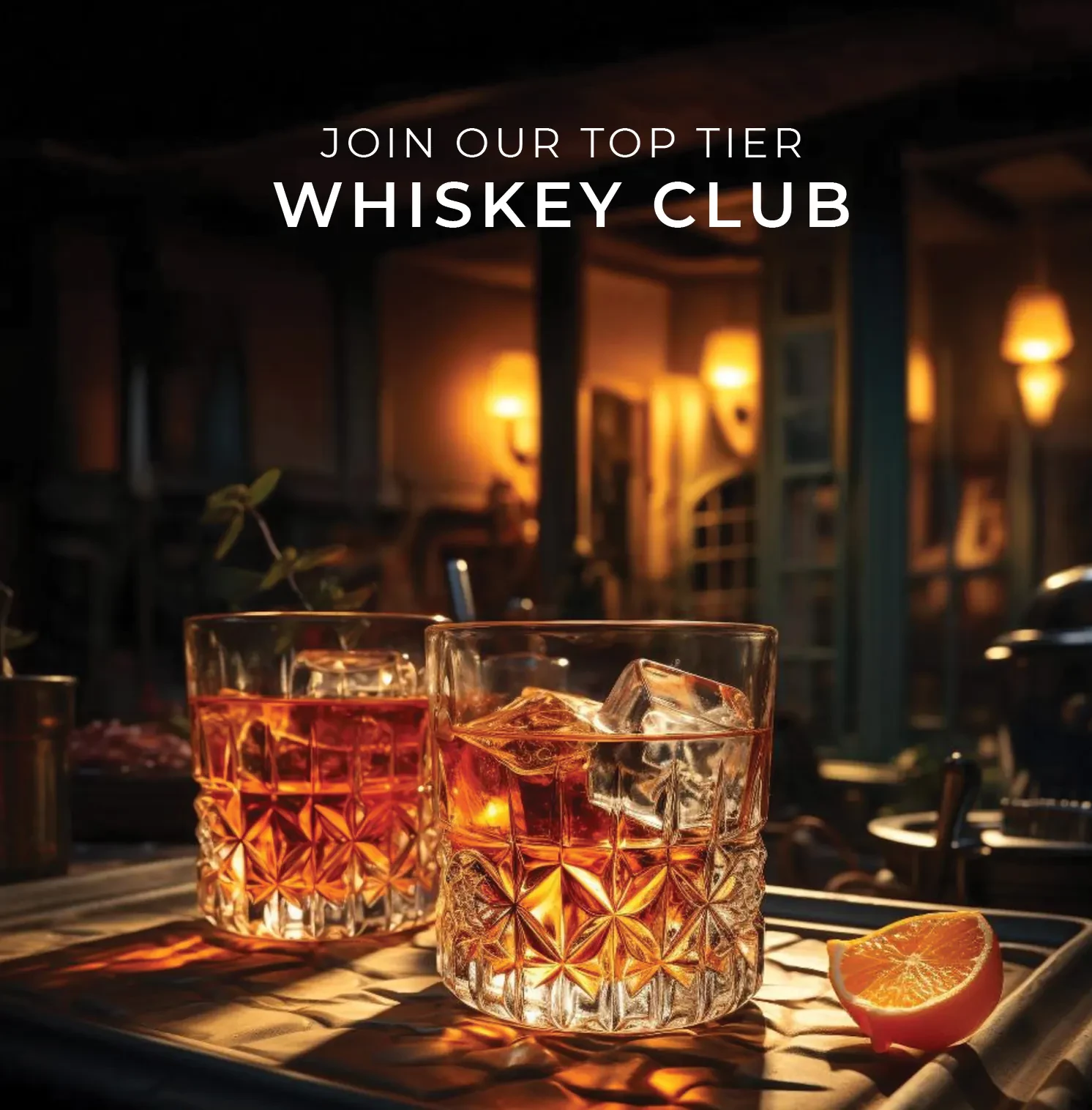 Bourbon on the rocks