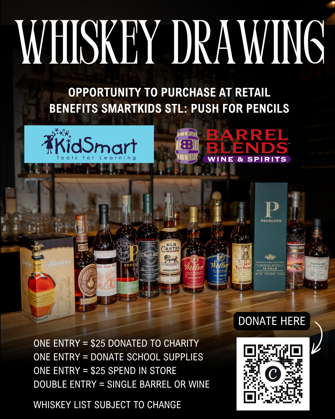 More than a Rare Whiskey Drawing [Valley Park]