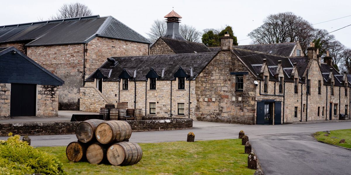 Dalmore Distillery in the Scottish Highlands