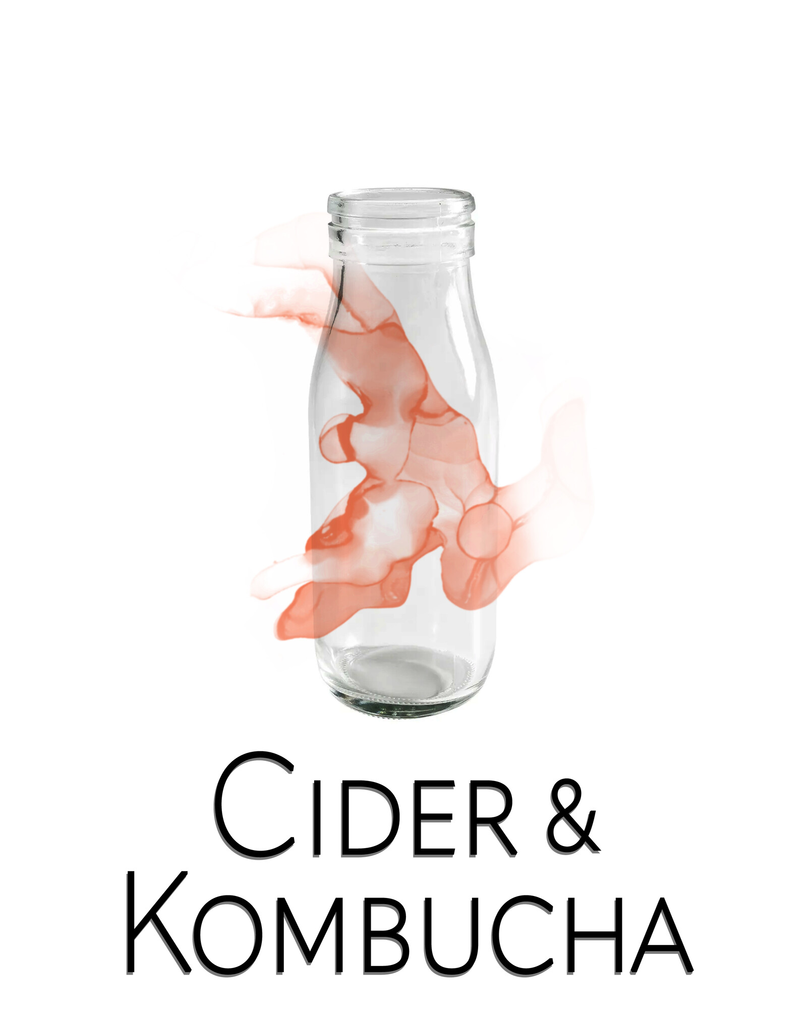 cider and kombucha