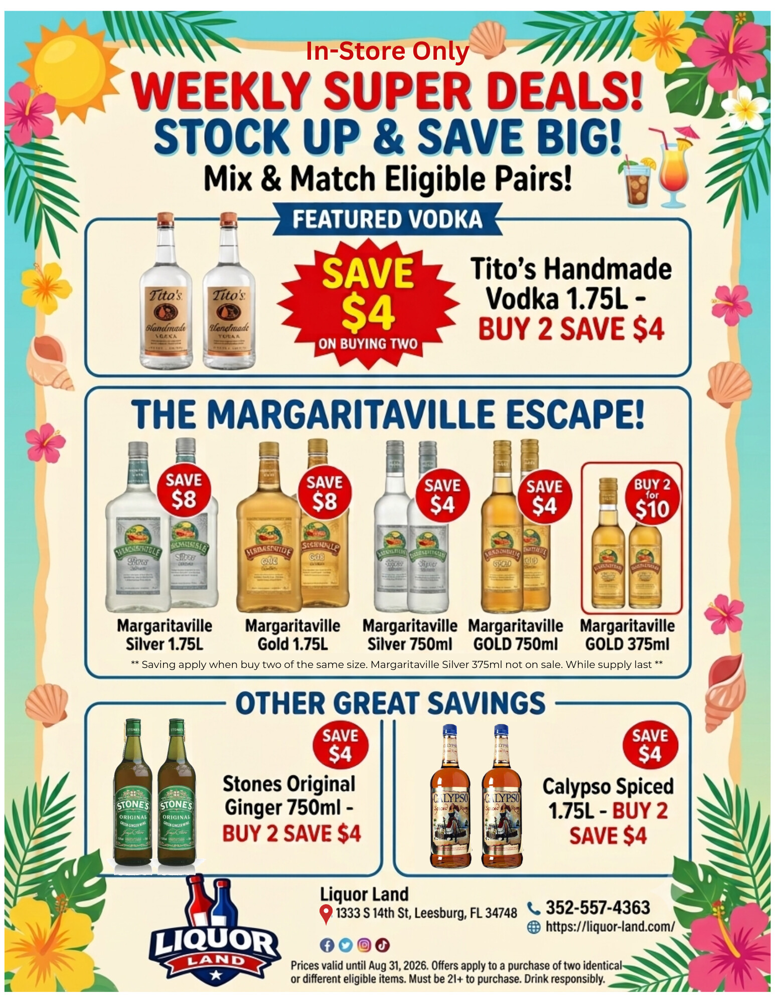Weekly Super Deals: Stock Up & Save Big! | Liquor Land