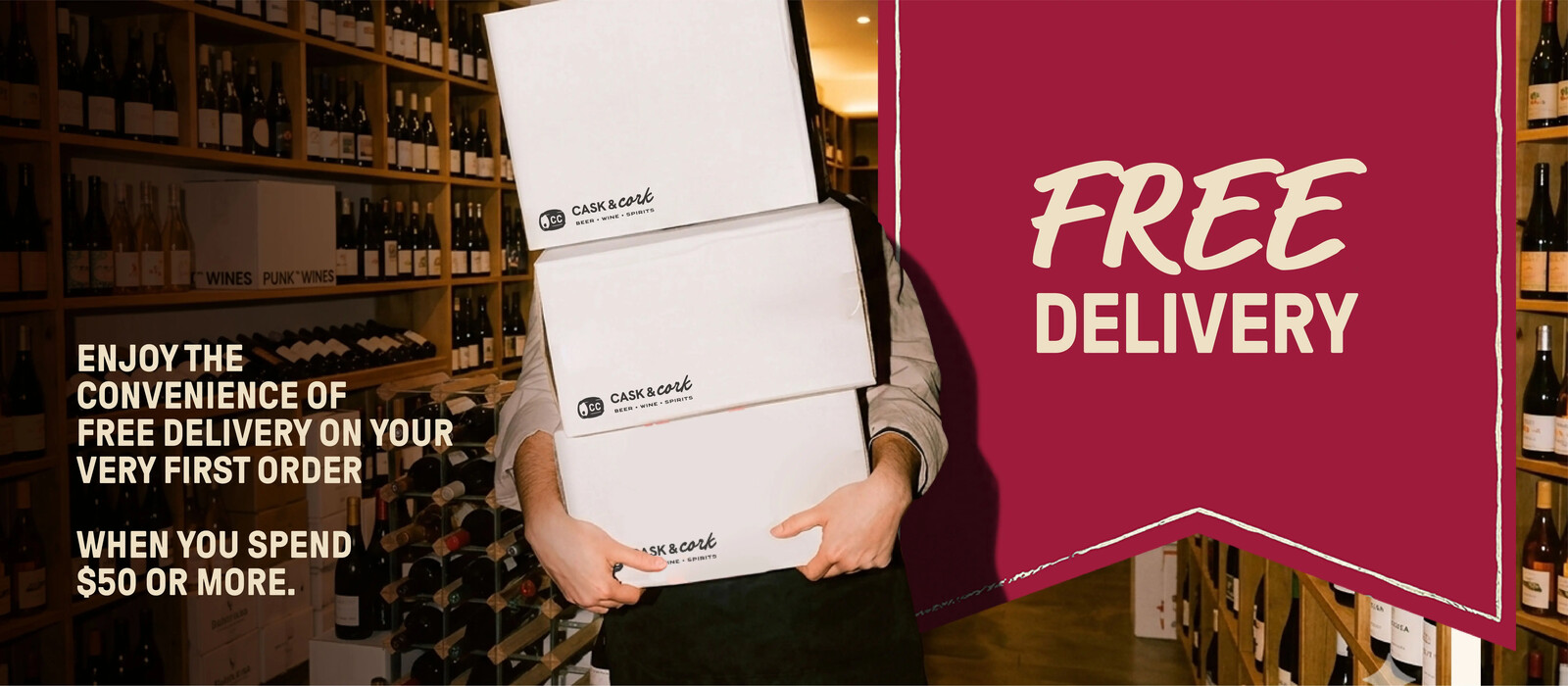 Free Delivery Over $50 Spend