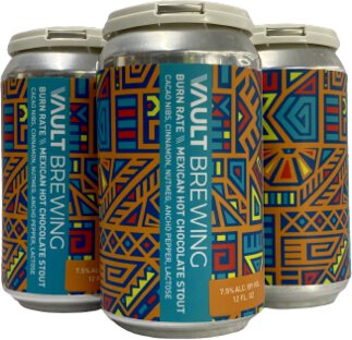 Vault Burn Rate Pastry Stout 12oz Cans
