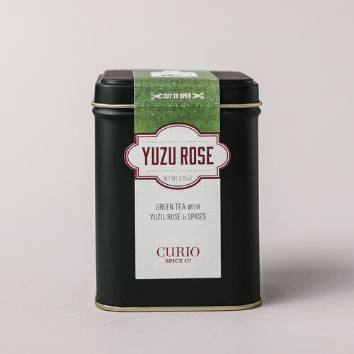 Curio Spice Co Yuzu Rose Loose Leaf Tea Tin