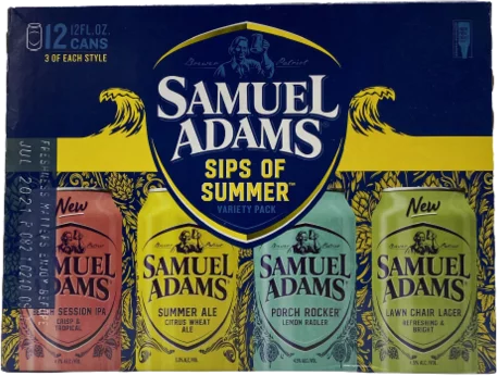 Samuel Adams Sips of Summer Variety 12oz Cans