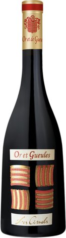Cheteau D'or Et De Gueules Les Cimels Red Wine Bottle
