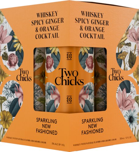 Two Chicks Sparkling New Fashioned