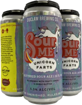 Duclaw Sour Me Unicorn Farts Sour Ale 16oz Cans