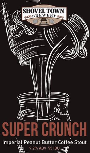 Shovel Town Super Crunch Peanut Butter Coffee Stout 4pk Can