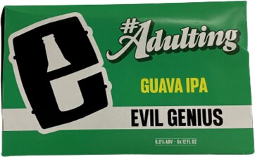Evil Genius #Adulting IPA 12oz Cans