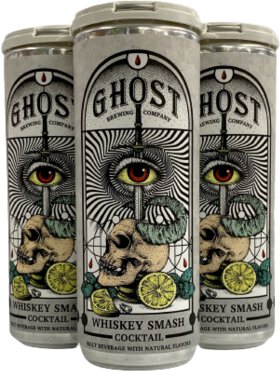 Ghost Whiskey Smash Cocktail 12oz Cans