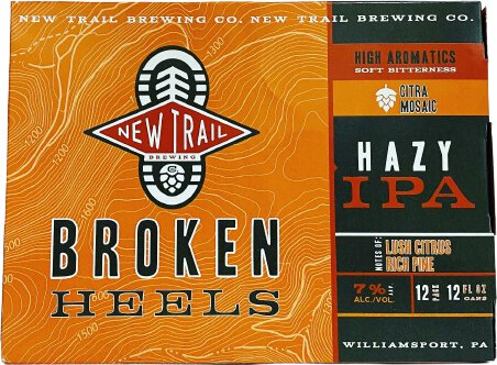 New Trail Broken Heels Ne Hazy IPA 12oz Cans