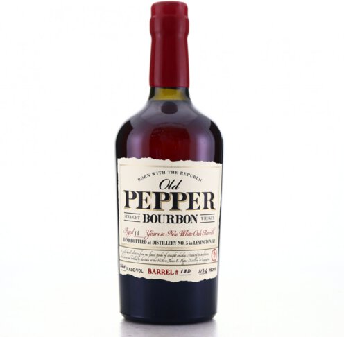 Old Pepper Straight Bourbon Whiskey Aged 11year - Barrel#18D, 113.6Proof.
