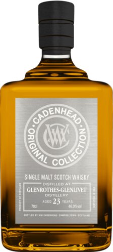 Wm Cadenhead Glenrothes Glenlivet 23 Year Single Malt Scotch Whisky 46 Abv